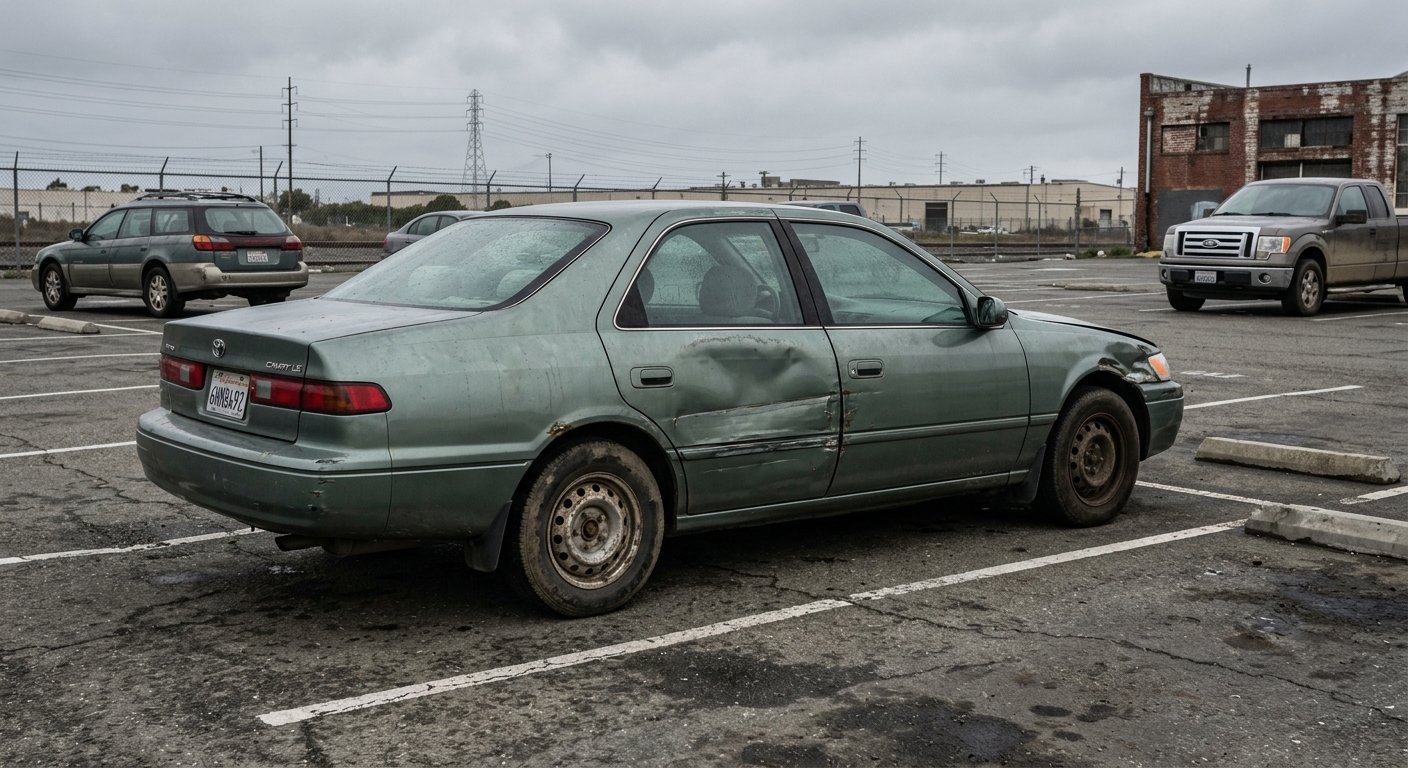 Automobilis su defektais